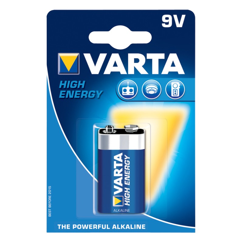 Baterie 9V Varta High Energy Longlife Power engross