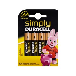 Set 4 baterii R6 Duracell Simply engross