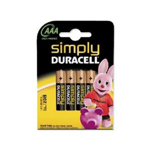 Set 4 baterii R3 Duracell Simply engross