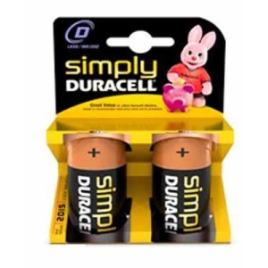Set 2 baterii R20 Duracell Basic engross