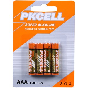 Set 4 baterii PKCELL R3 alcaline engross