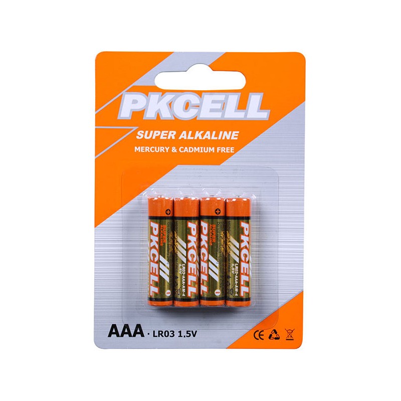 Set 4 baterii PKCELL R3 alcaline engross