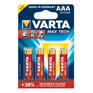 Set 4 baterii Varta Max Tech 4703 AAA engross