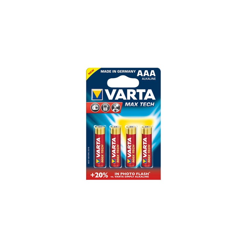 Set 4 baterii Varta Max Tech 4706 AA engross