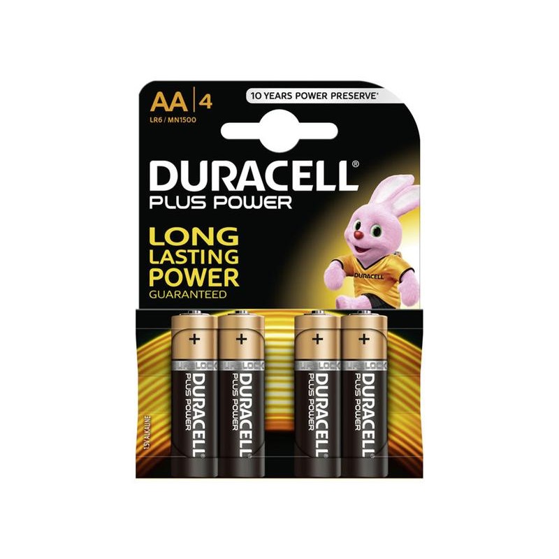 Set 4 baterii R6 Duracell Plus Power engross