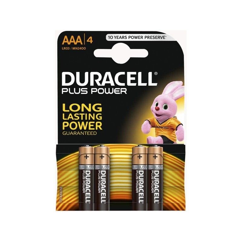 Set 4 baterii R3 Duracell Plus Power engross