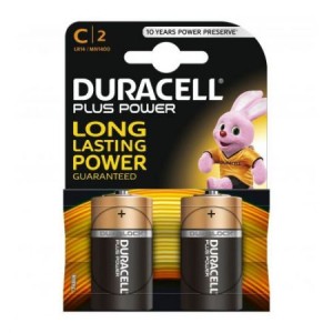 Set 2 baterii R14 Duracell Basic engross