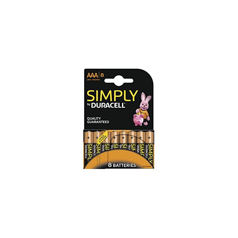 Set 8 baterii R3 Duracell Simply engross