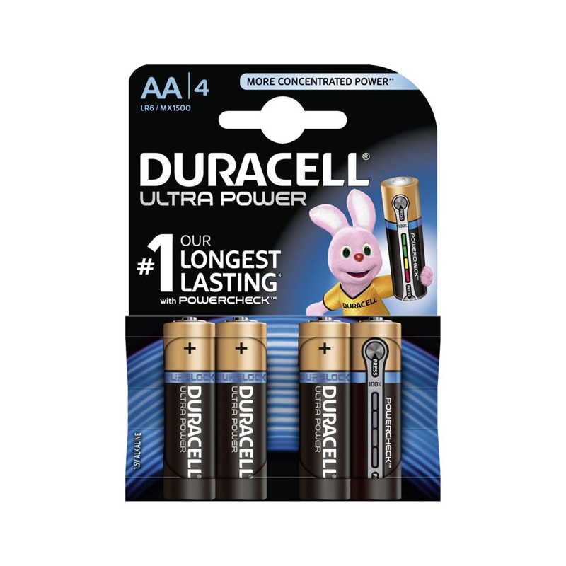 Set 4 baterii R6 Duracell Ultra Power engross