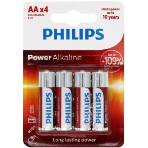 Set 4 baterii Philips Power Alkaline R6 engross