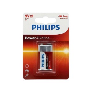 Baterie 9V Philips Alkaline Power engross