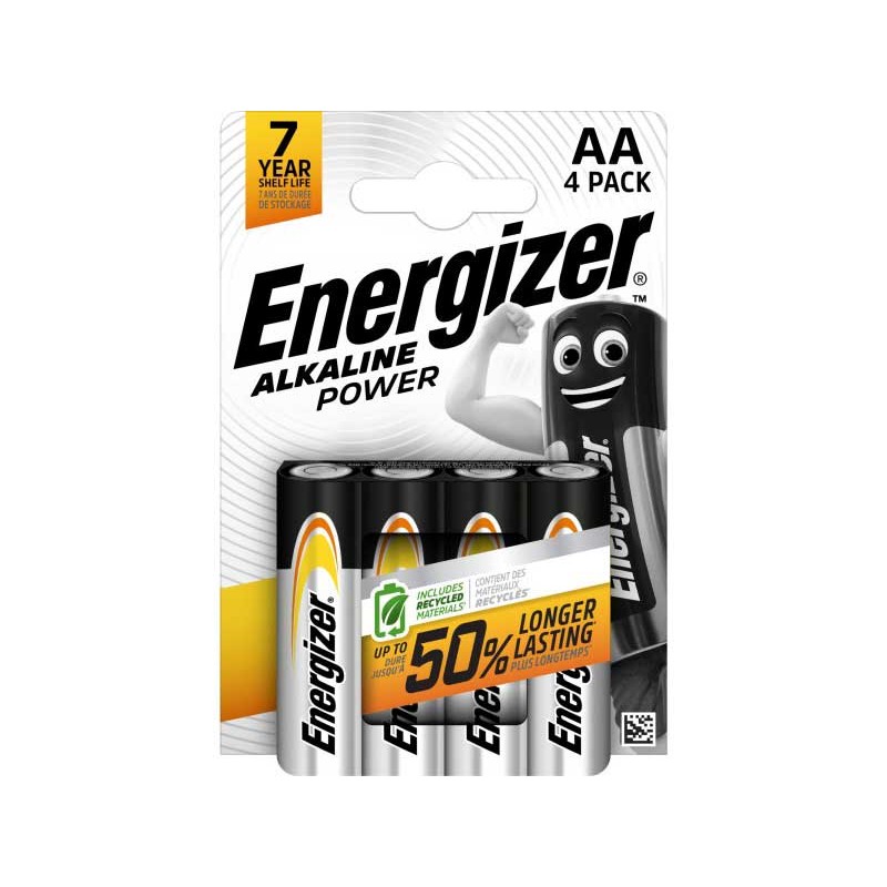 Set 4 baterii alcaline R6 Energizer engross