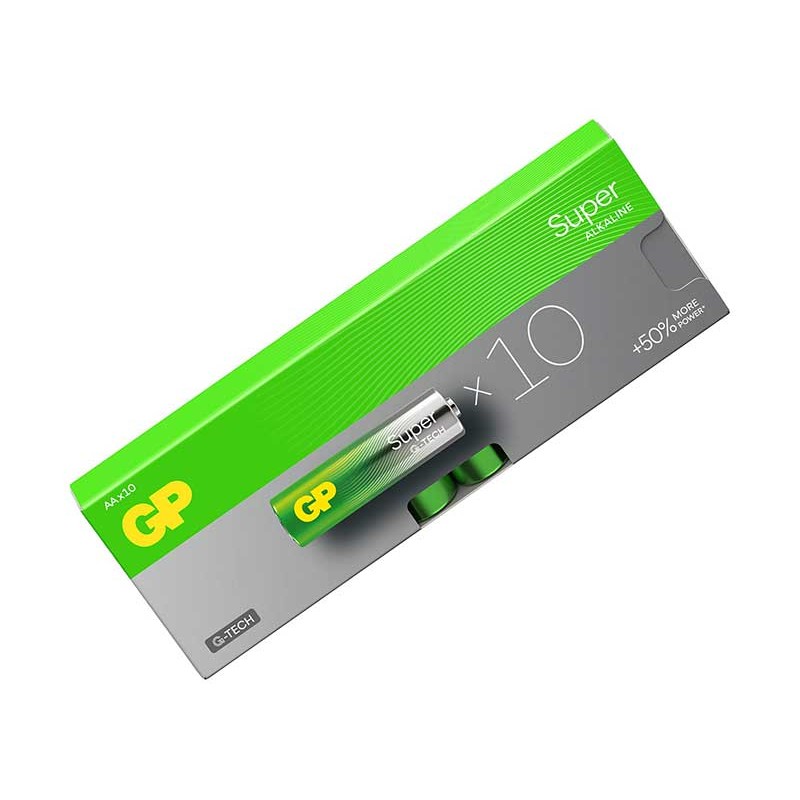 Set 10 baterii Super Alcaline R6 GP engross