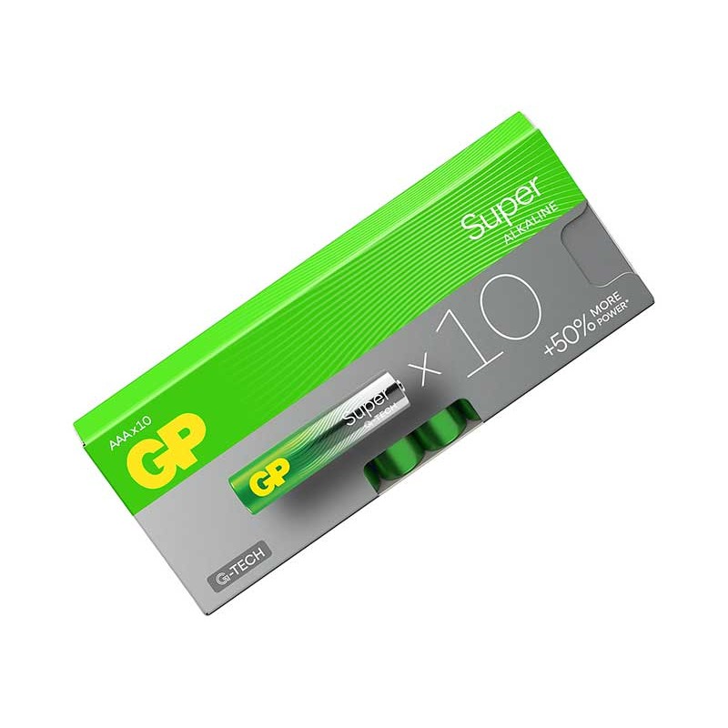 Set 10 baterii Super Alcaline R3 GP engross