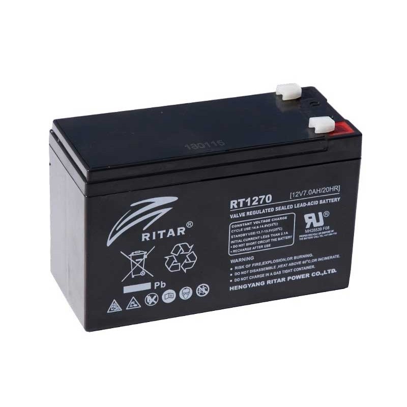 Acumulator plumb-acid 12V 7Ah Ritar engross