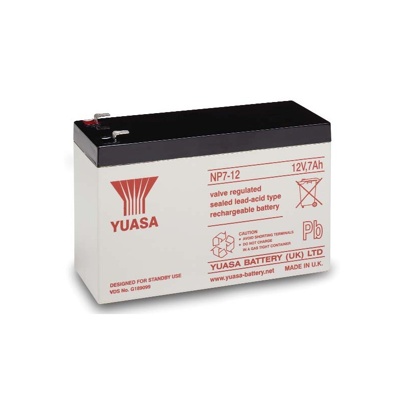 Acumulator plumb-acid 12V 7A Yuasa engross