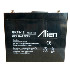 Acumulator gel 12V 75A Alien engross