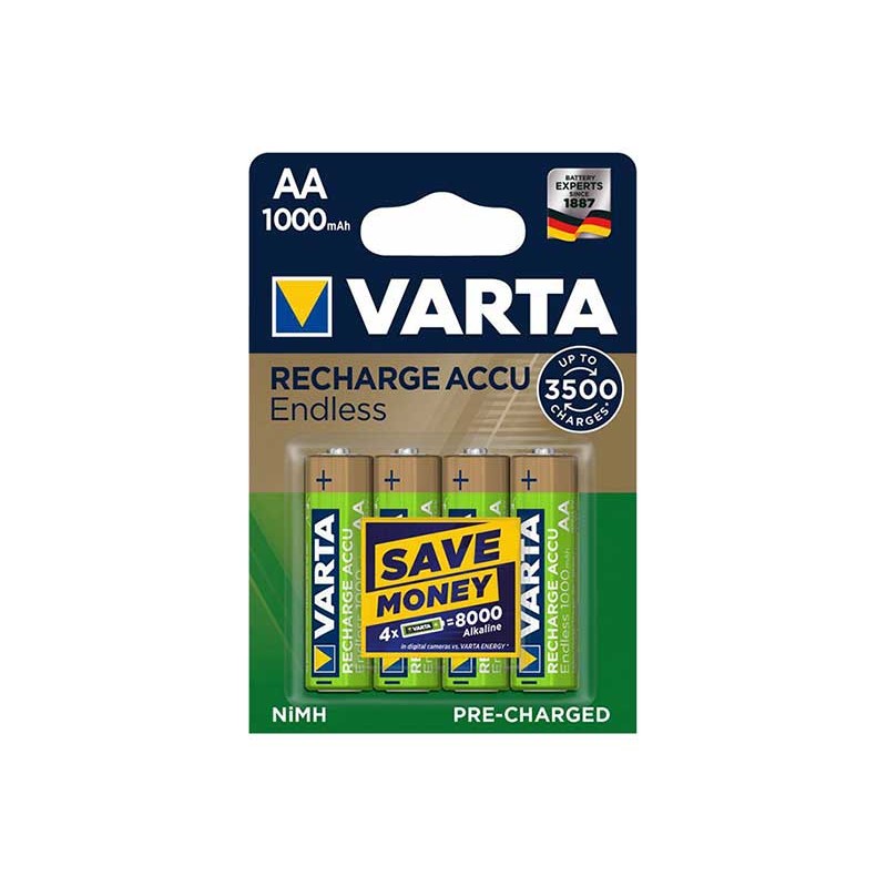 Set 4 acumulatori R6 1000ma Varta engross