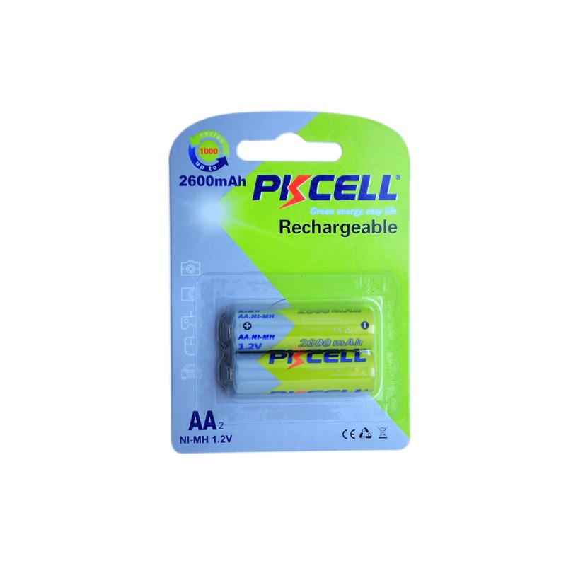 Set 2 acumulatori 2600ma PKCELL R6 engross