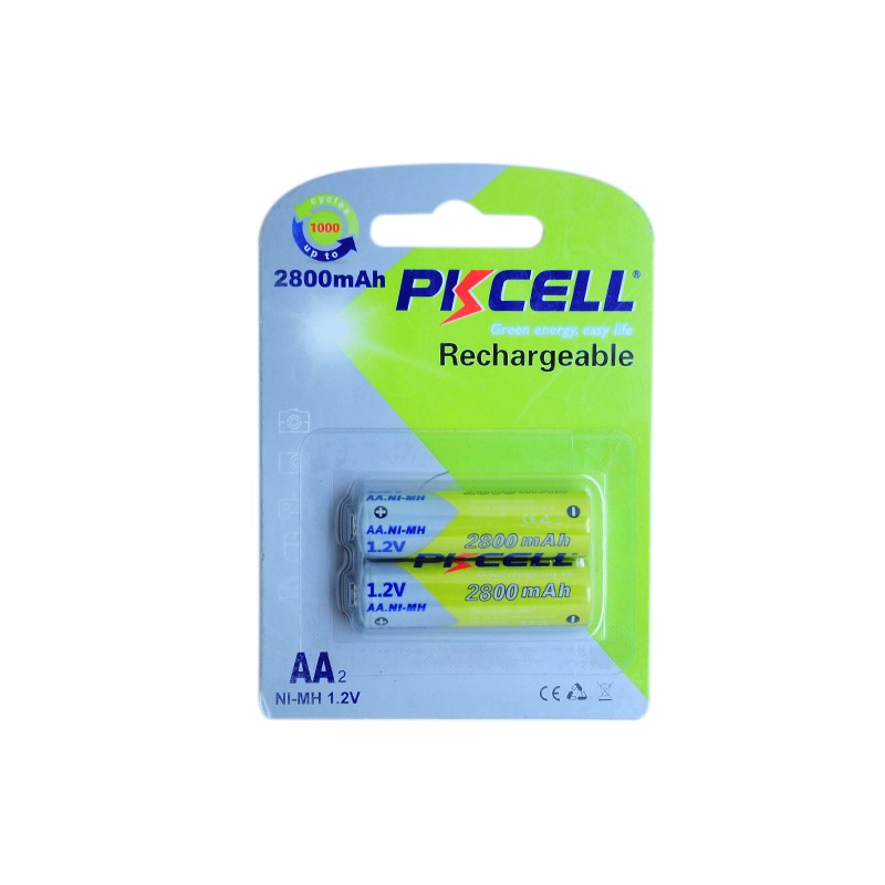 Set 2 acumulatori 2800ma PKCELL R6 engross