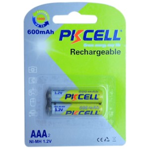 Set 2 acumulatori 600ma PKCELL R3 engross