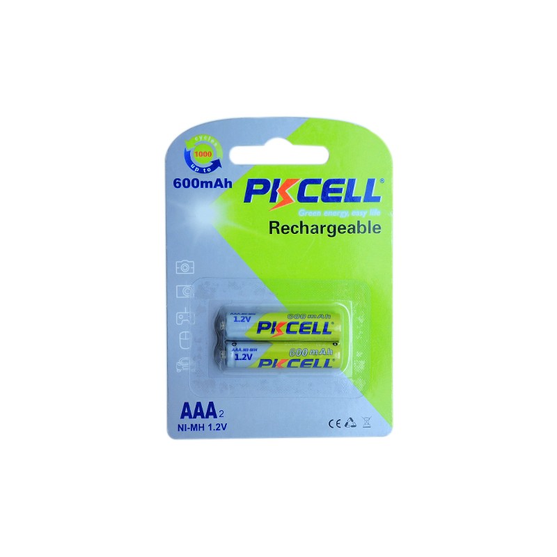 Set 2 acumulatori 600ma PKCELL R3 engross
