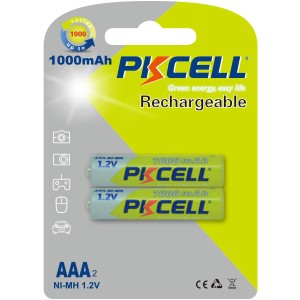 Set 2 acumulatori 1000ma PKCELL R3 engross
