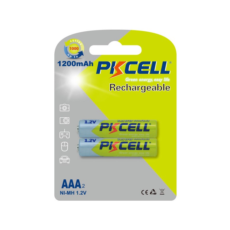 Set 2 acumulatori 1200ma PKCELL R3 engross