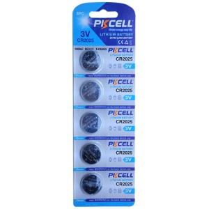 Baterii 3V CR2025 PKCELL set 5buc engross