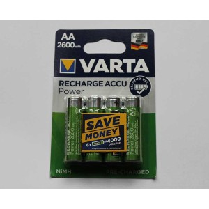 Set 4 acumulatori R6 2600ma Varta engross