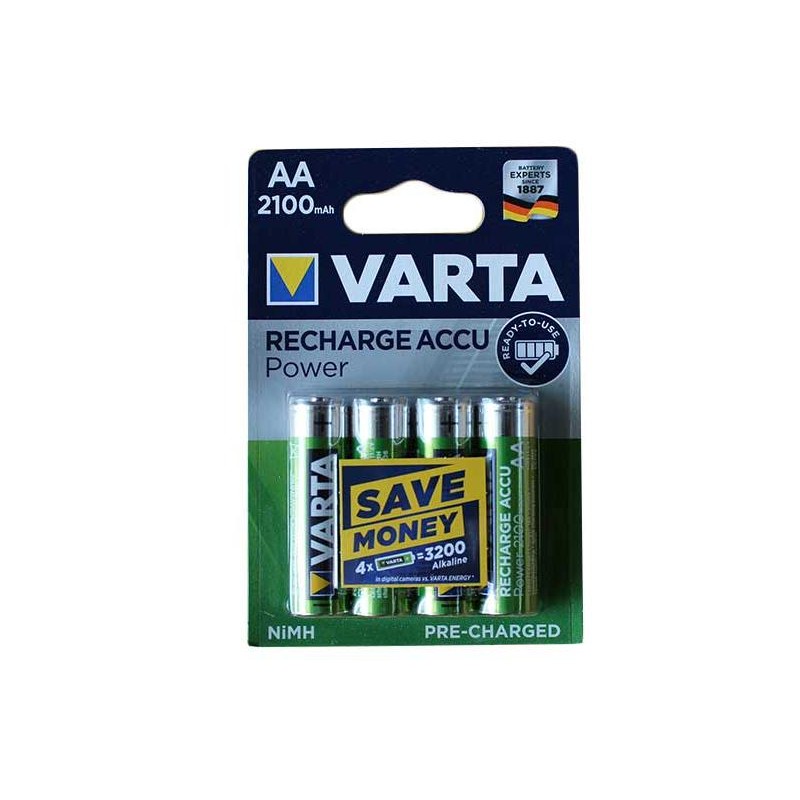Set 4 acumulatori R6 2100ma Varta engross