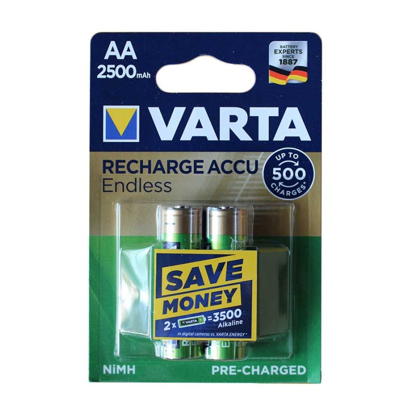 Set 2 acumulatori R6 2500ma Varta engross