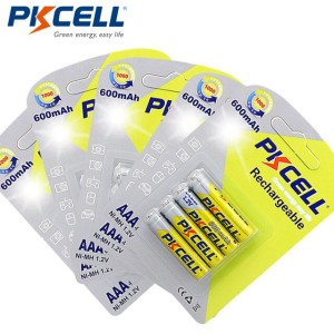 Set 4 acumulatori 600ma PKCELL R3 engross
