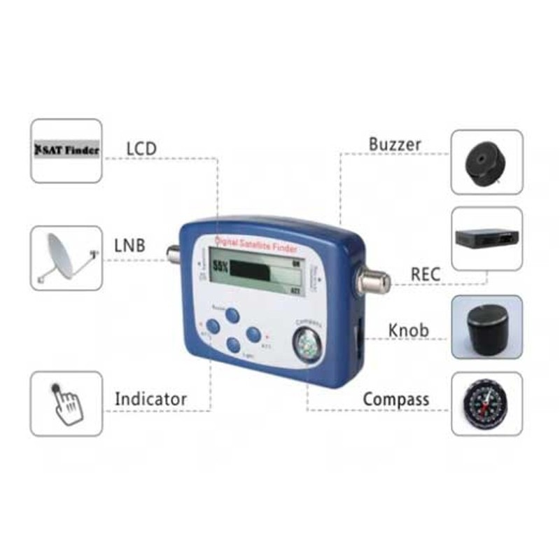 Satfinder digital cu ecran LCD engross