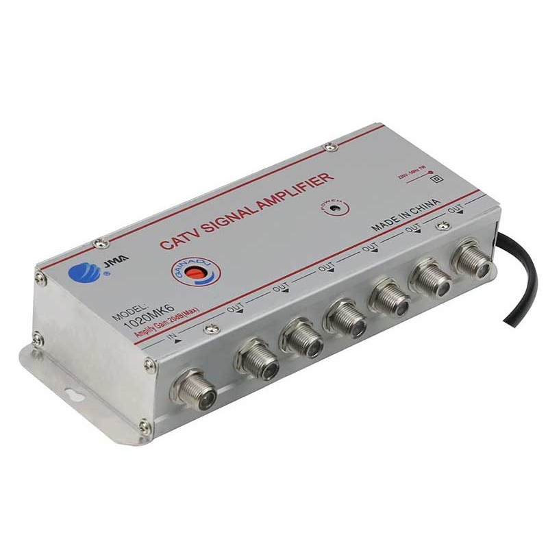 Amplificator spliter CATV 6 iesiri 20Db engross