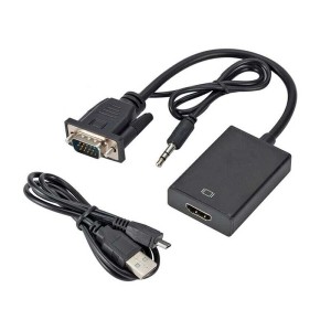 Cablu convertor VGA+audio la HDMI+audio engross