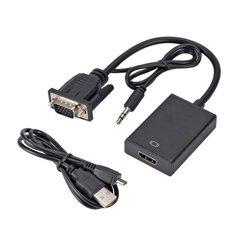 Cablu convertor VGA+audio la HDMI+audio engross
