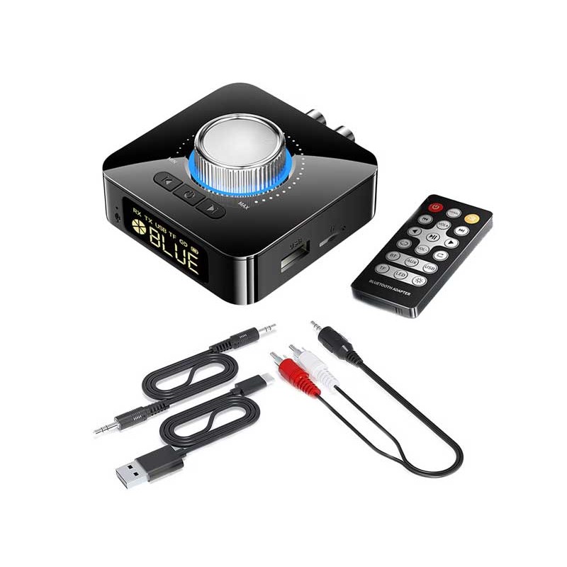 Adaptor Bluetooth cu telecomanda, volum, card, jack 3,5mm engross