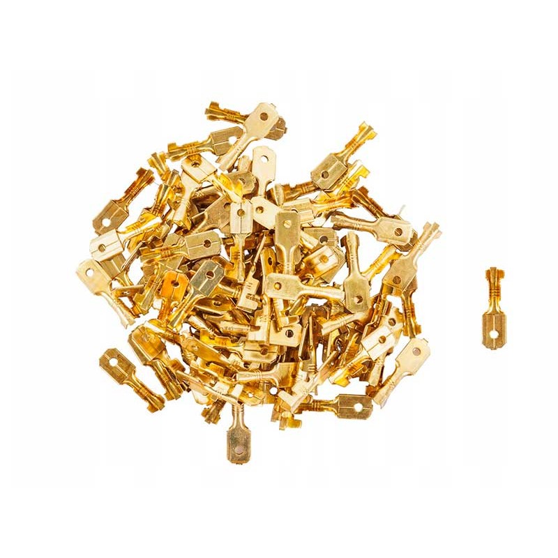 Papuc tata neizolat 4,8mm set 100buc engross
