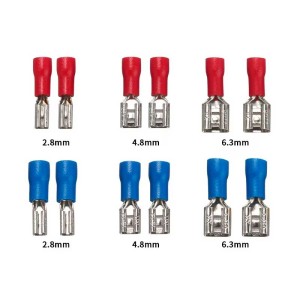Papuc mama izolat red 6,35mm set 100buc engross