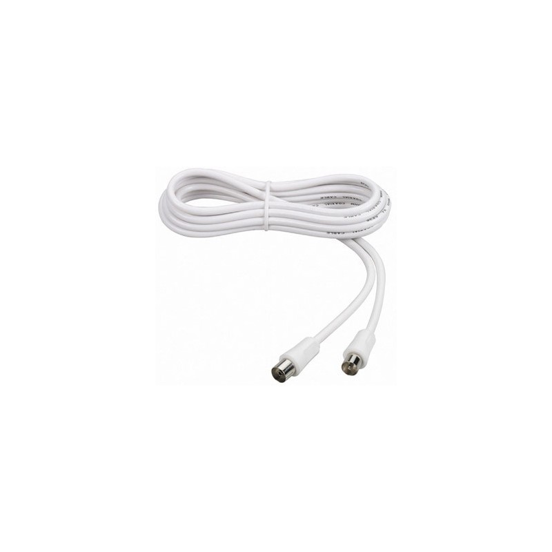 Cablu RF 1,8m alb engross