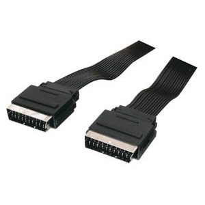 Cablu scart la scart 1,5m plat engross