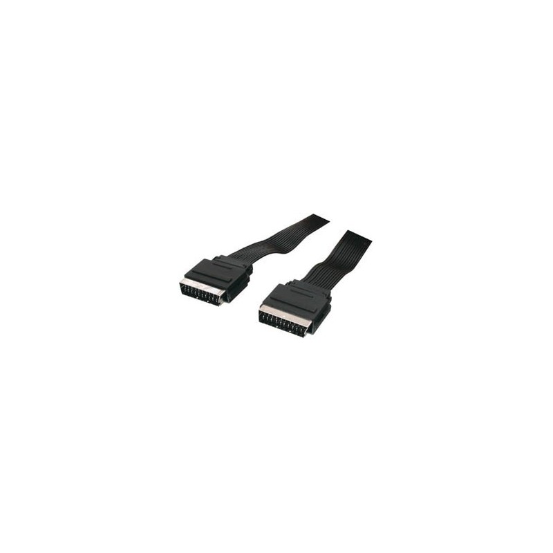 Cablu scart la scart 1,5m plat engross