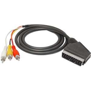 Cablu scart la 3RCA 1,5m engross