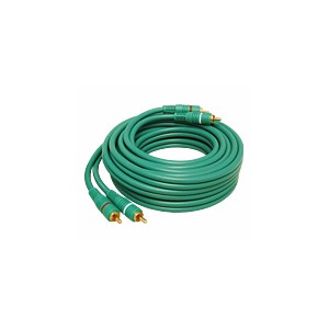 Cablu 2RCA la 2RCA 5m verde engross