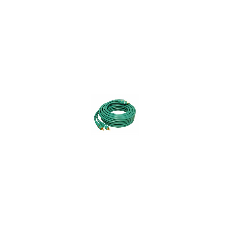 Cablu 2RCA la 2RCA 5m verde engross