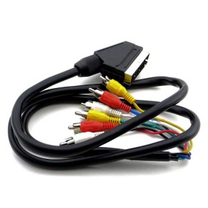 Cablu scart la 6RCA cu intrare 1.2 M engross