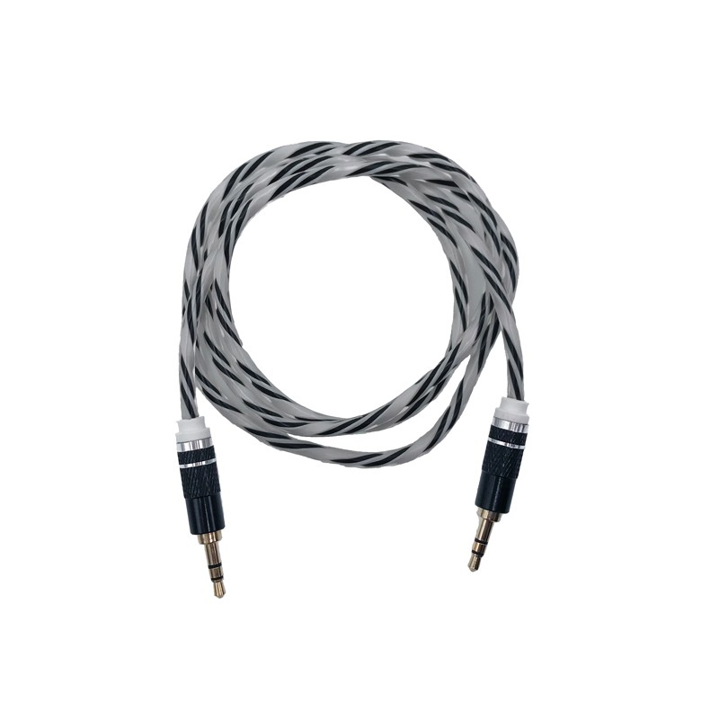 Cablu jack3.5 tata- jack3.5 tata silicon mufe metal 1m engross