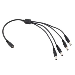 Cablu alimentare DC 2.1mm mama la 4 DC tata engross