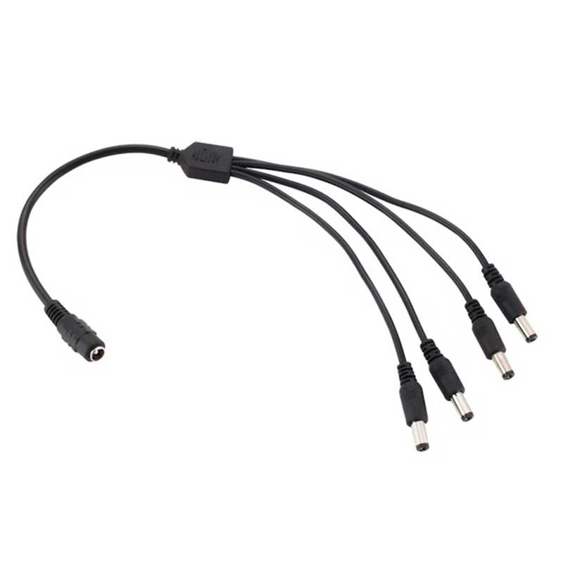 Cablu alimentare DC 2.1mm mama la 4 DC tata engross